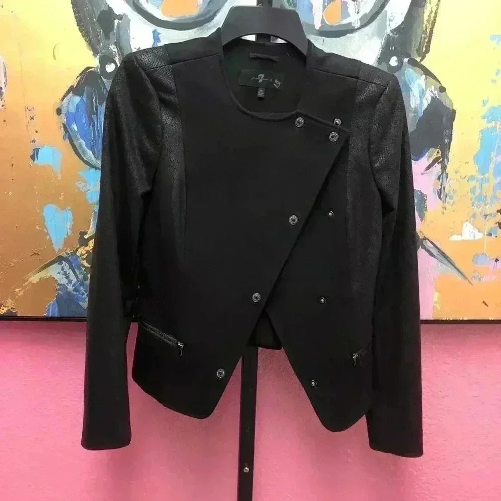 7 for all Mankind Black Jacket - Picture 6 of 6